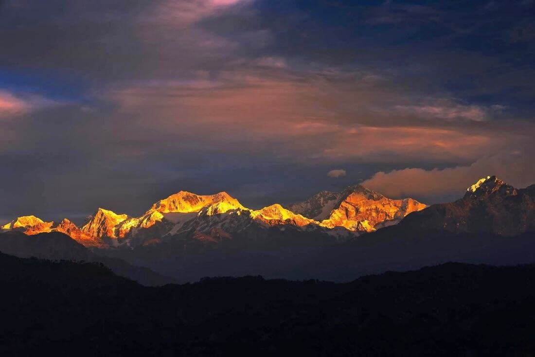 Kanchenjunga view from Yuksam West Sikkim