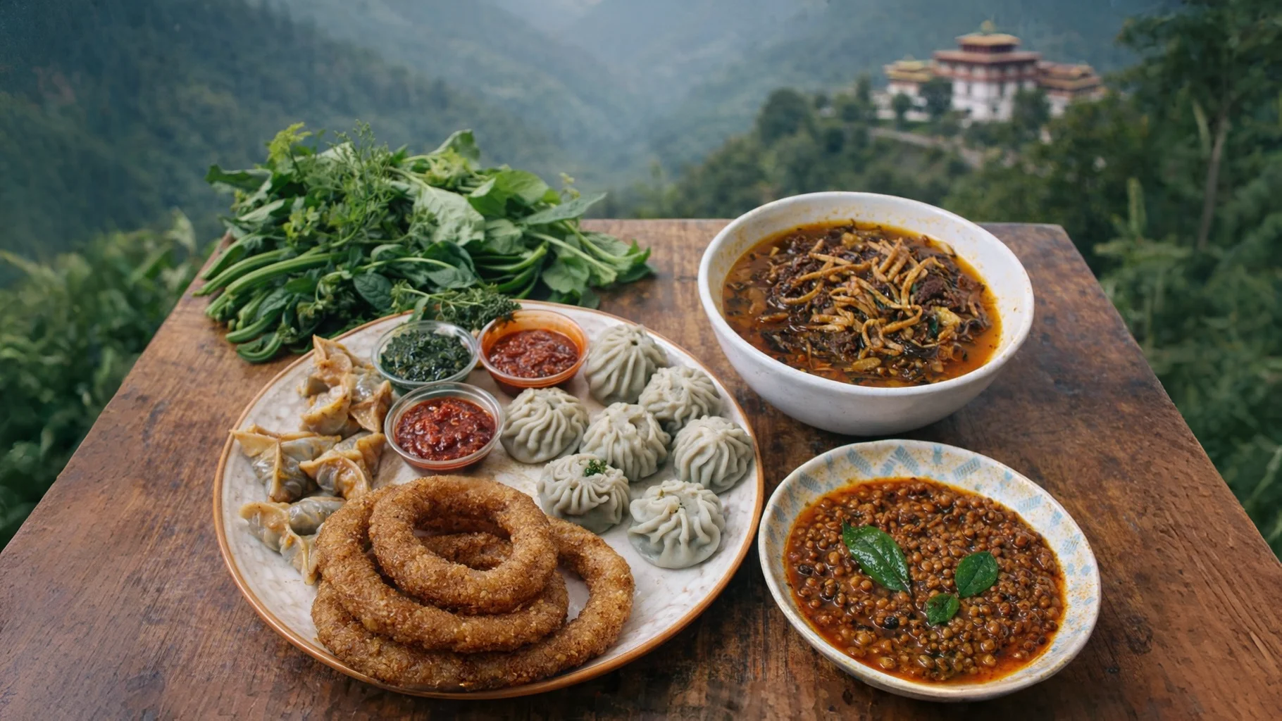 Traditional Sikkimese food
